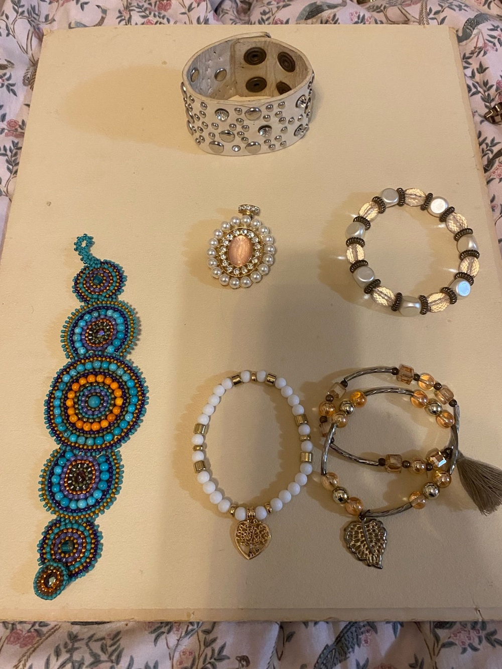 Assorted Women's Fashion Bracelets.